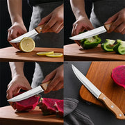 3.5 Inch Fruit Paring Knife Small Kitchen Knife Stainless Steel Fruit Knife Ultra Sharp Knife for Cutting Peeling Meat Cleaver
