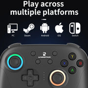 ANBERNIC RG P01 Wired Wireless Bluetooth Games Controller RGB Hall Effect Joystick XBOX Game Gamepad for PC Android IOS Steam