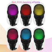 USB Condenser Microphone With RGB, Microphone For Podcasting, Laptop, Recording Streaming Games