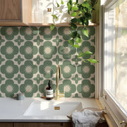 Removable Peel And Stick Waterproof Tile Kitchen Backsplash Sticker,Vintage Self Adhesive Wall Tile Decal for Bathroom & Kitchen