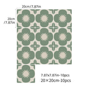Removable Peel And Stick Waterproof Tile Kitchen Backsplash Sticker,Vintage Self Adhesive Wall Tile Decal for Bathroom & Kitchen