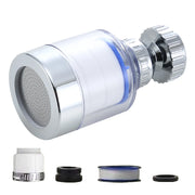 360 Degree Rotating Splash Filters Faucet Adapter for Household Kitchen Bathroom Water Saving Anti-splash Faucet Water Purifier