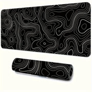 1PC Large Mouse Pad, Office Gaming Table Mat, Non-slip Rubber Base Washable Mouse Pad For Work, Gaming And Office