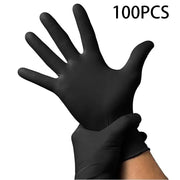 100/50/20PCS Disposable Black Nitrile Gloves For Household Cleaning Work Safety Tools  Gardening Gloves  Kitchen Cooking Tools