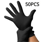 100/50/20PCS Disposable Black Nitrile Gloves For Household Cleaning Work Safety Tools  Gardening Gloves  Kitchen Cooking Tools