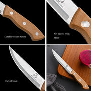 3.5 Inch Fruit Paring Knife Small Kitchen Knife Stainless Steel Fruit Knife Ultra Sharp Knife for Cutting Peeling Meat Cleaver