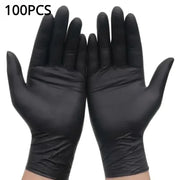 100/50/20PCS Disposable Black Nitrile Gloves For Household Cleaning Work Safety Tools  Gardening Gloves  Kitchen Cooking Tools
