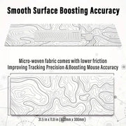 1PC Large Mouse Pads For Desk, Gaming Mouse Pad, Mouse Pad with Stitched Edges and Non-Slip Rubber Base, Extended Mouse Pad