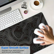 1PC Large Mouse Pad, Office Gaming Table Mat, Non-slip Rubber Base Washable Mouse Pad For Work, Gaming And Office