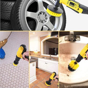 3pcs Electric Drill Brush Cleaner Scrubbing Brushes for Bathroom Surface Grout Tile Tub Shower Kitchen Auto Care Cleaning Tools