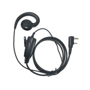 Baofeng Walkie Talkie Headset Mic K-Plug Wired Two Way Ham Radio Earphone EarHook Headphone For BF888S UV5R Walkie Talkie