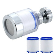 360 Degree Rotating Splash Filters Faucet Adapter for Household Kitchen Bathroom Water Saving Anti-splash Faucet Water Purifier
