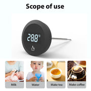 Wireless digital kitchen probe for barbecue, electronic kitchen probe, water, milk, meat, coffee
