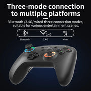 ANBERNIC RG P01 Wired Wireless Bluetooth Games Controller RGB Hall Effect Joystick XBOX Game Gamepad for PC Android IOS Steam